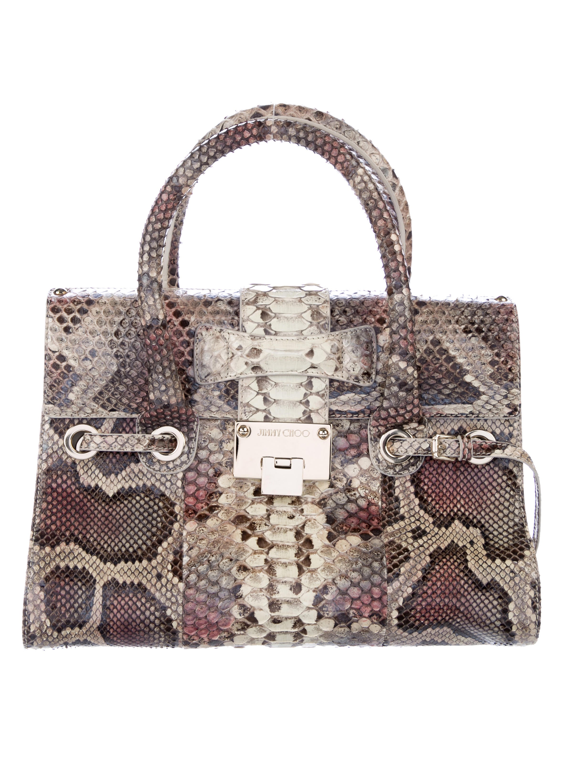 jimmy choo python skin bag