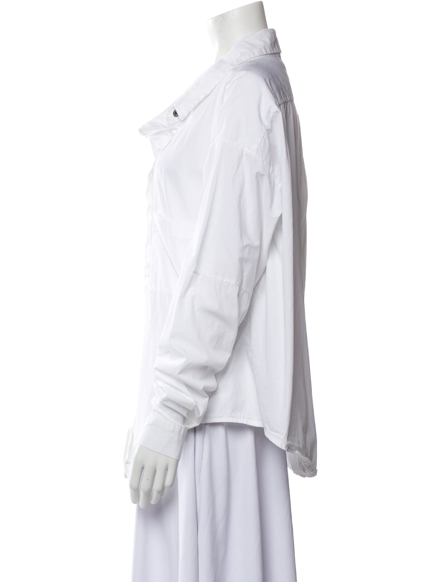 Ji Oh Long Sleeve Button-Up Top