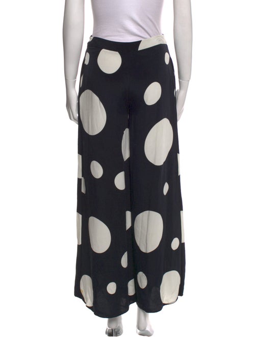 Ji Oh Silk Wide Leg Pants