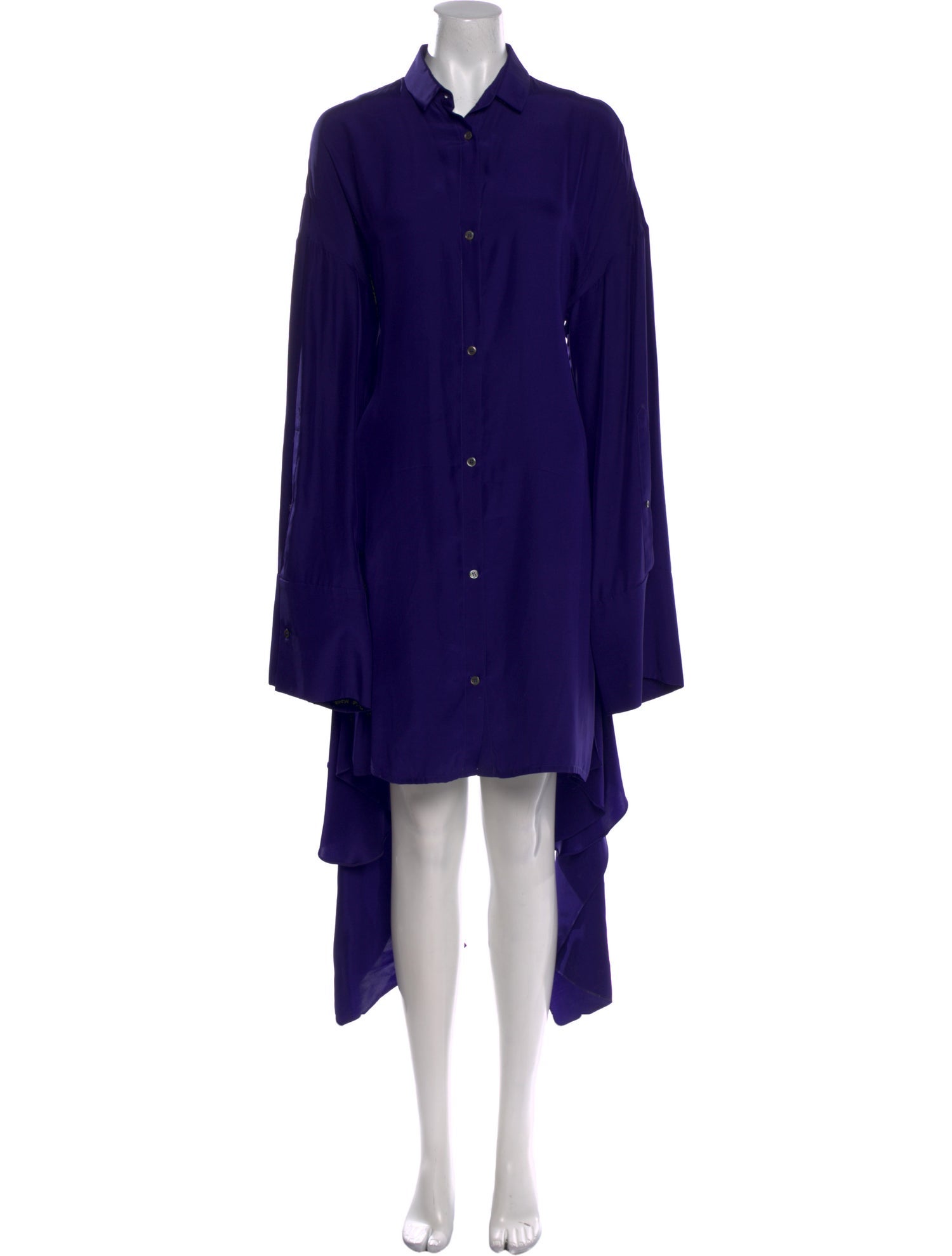 Ji Oh Silk Midi Length Dress