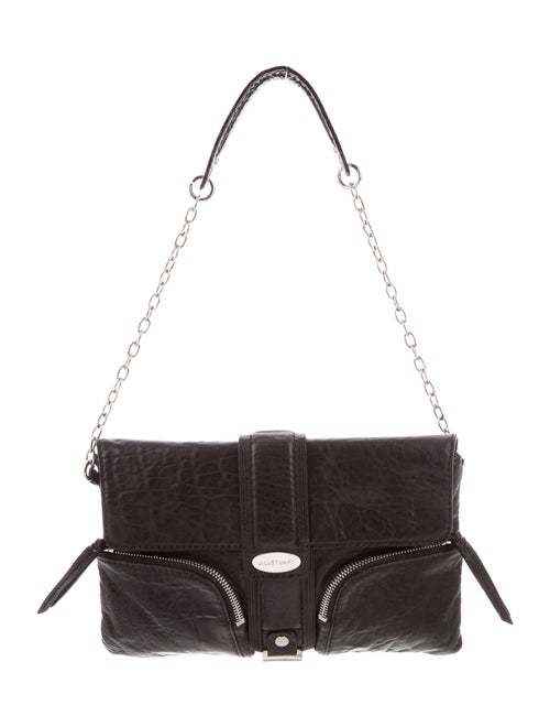 Jill Stuart Leather Shoulder Bag Black
