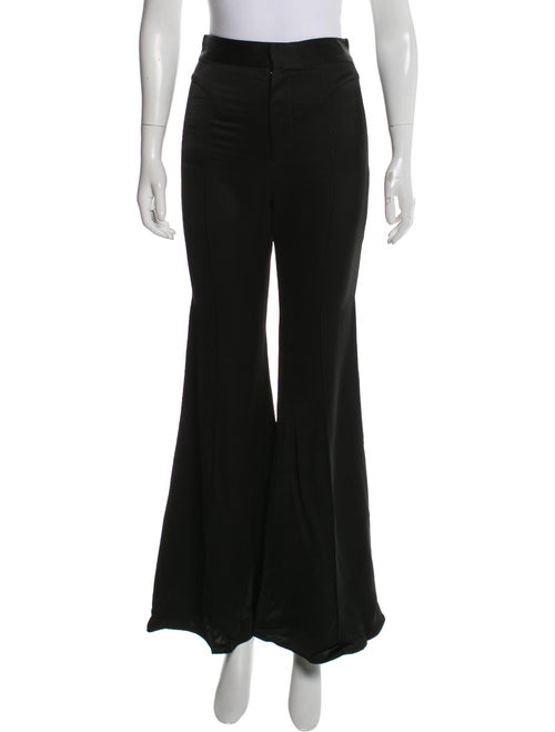 Jill Stuart High-Rise Flared Pants Black