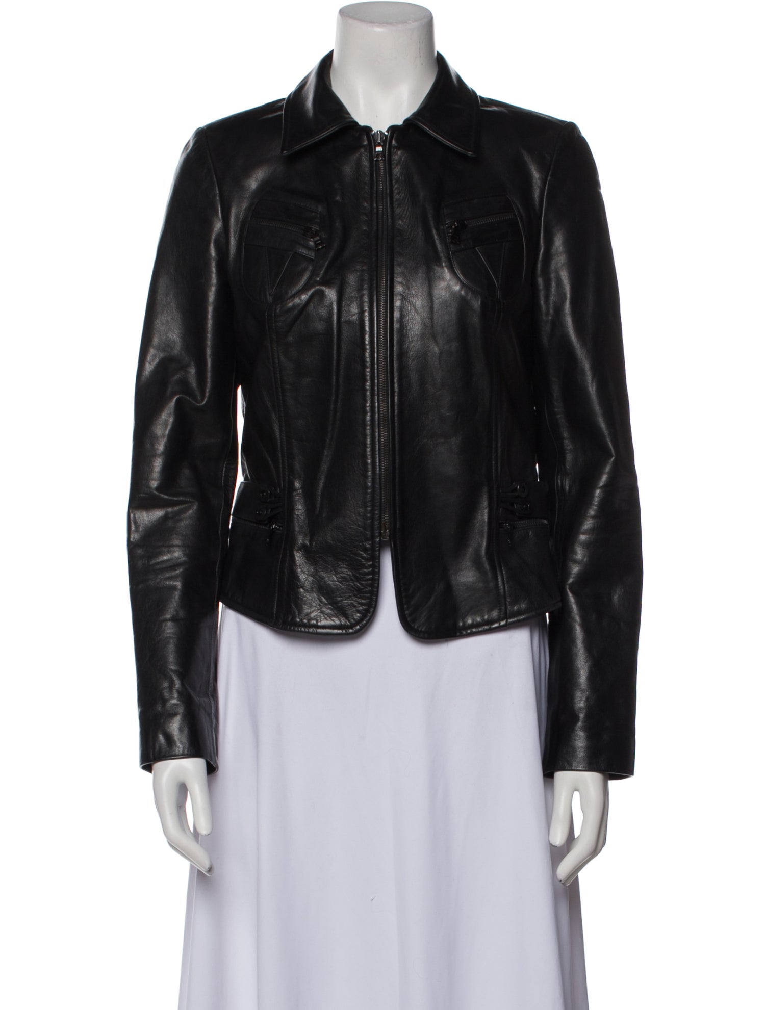 ジャケット・アウター JILLSTUART vintage single leather jacket JILLSTUART vintage single leather jacket