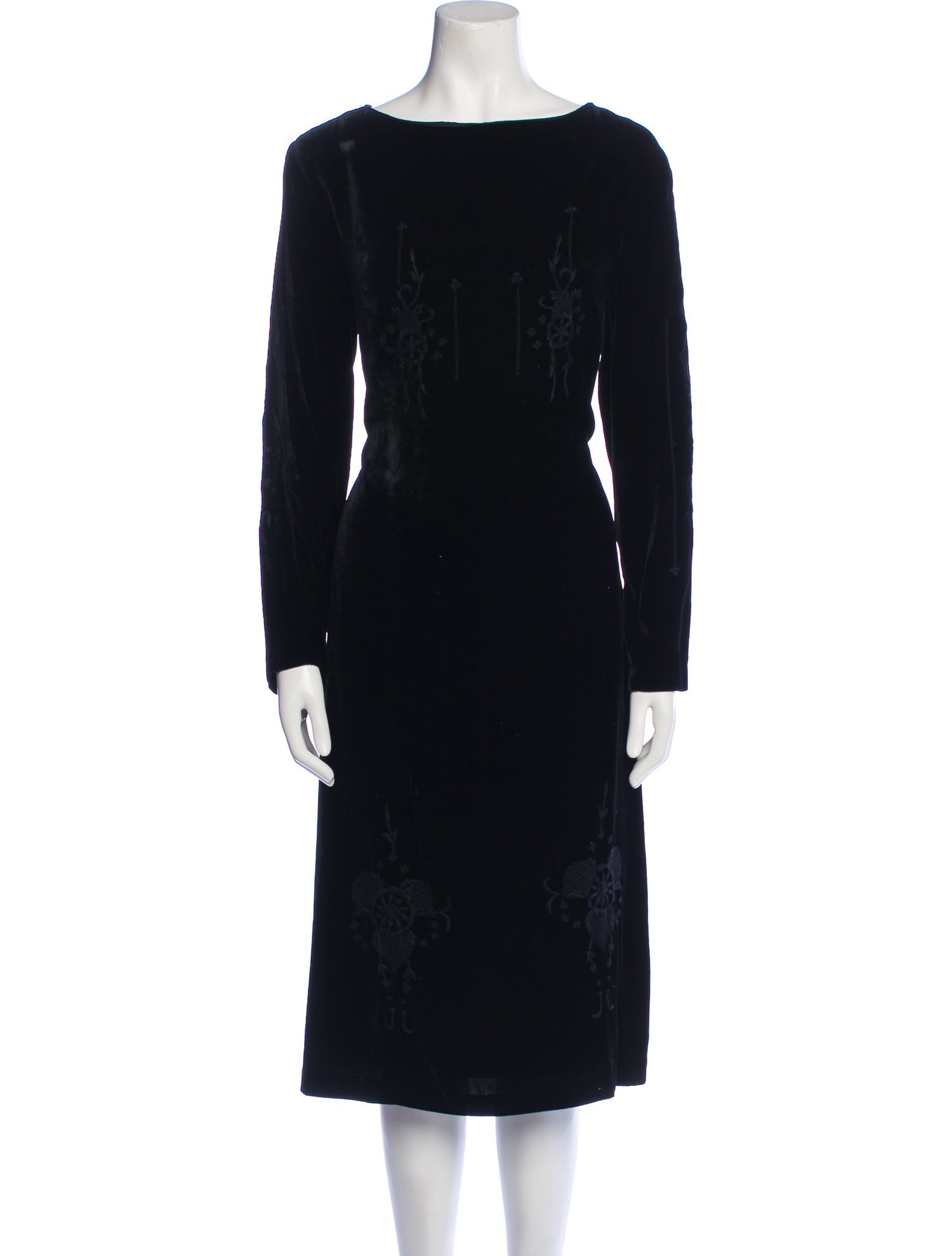 Jill Stuart Velvet Midi Length Dress