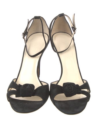 Jill Stuart Suede Printed Sandals