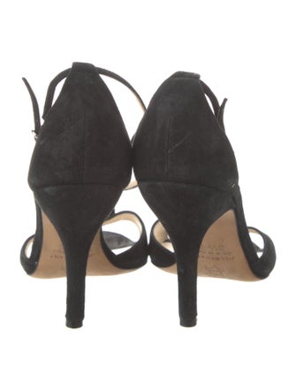 Jill Stuart Suede Printed Sandals