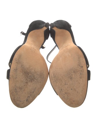 Jill Stuart Suede Printed Sandals