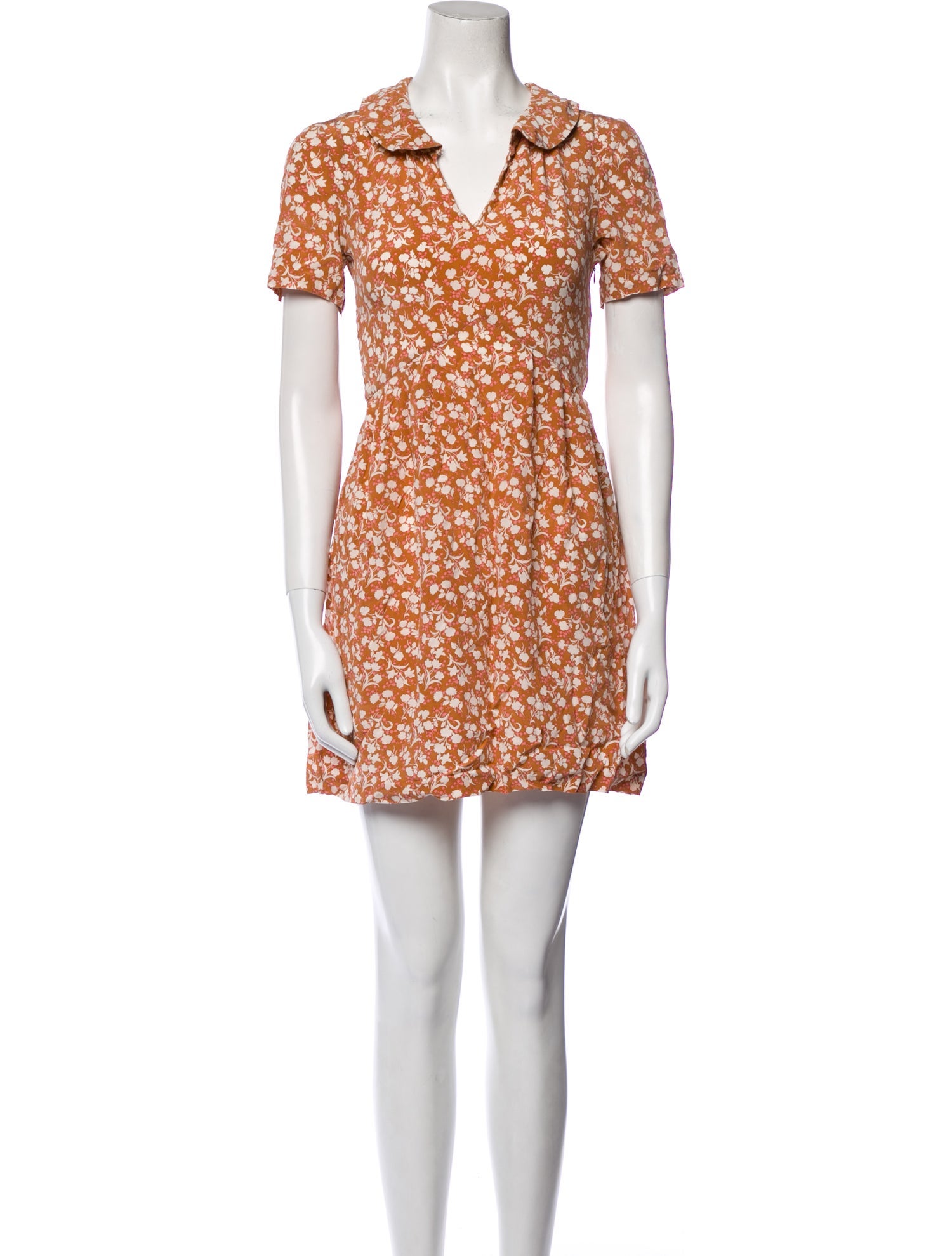 Jill Stuart Floral Print Mini Dress