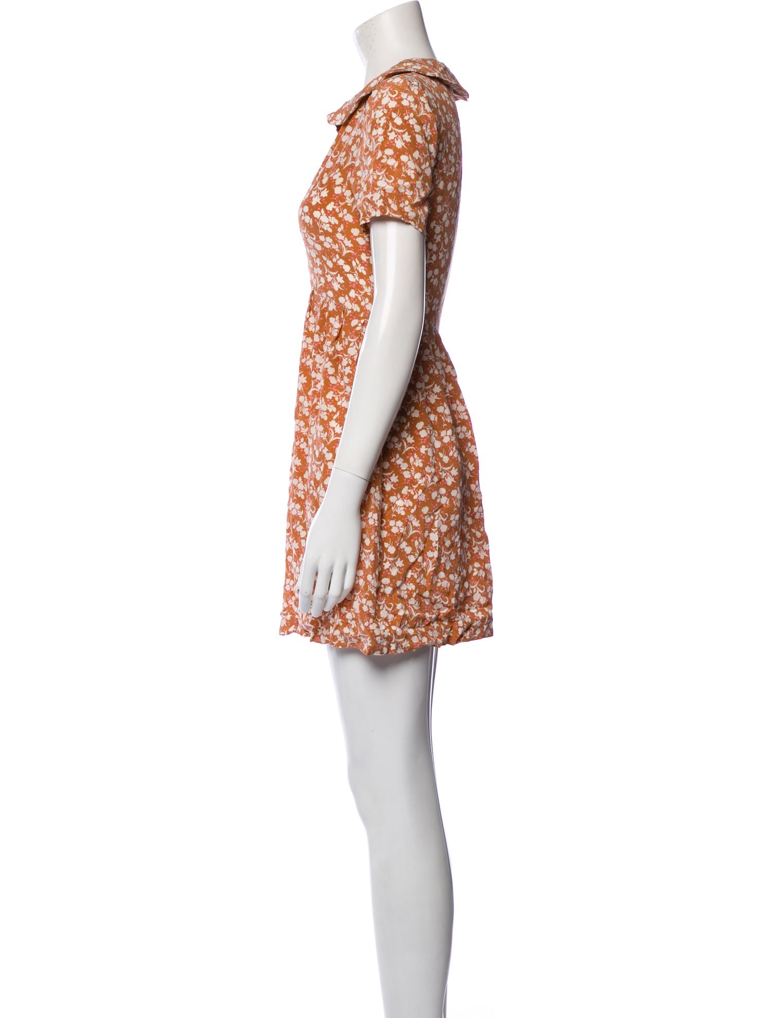 Jill Stuart Floral Print Mini Dress