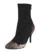 Jill Stuart Suede Animal Print Boots