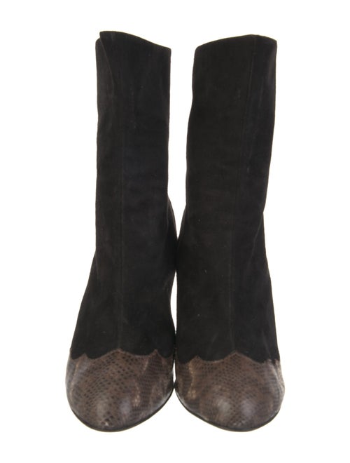 Jill Stuart Suede Animal Print Boots
