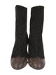 Jill Stuart Suede Animal Print Boots