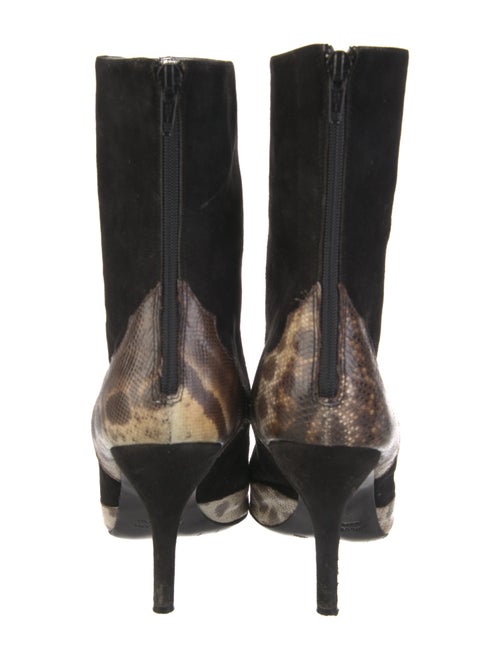 Jill Stuart Suede Animal Print Boots