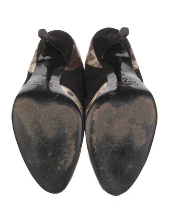 Jill Stuart Suede Animal Print Boots