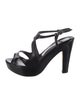 Jill Stuart Patent Leather T-Strap Sandals