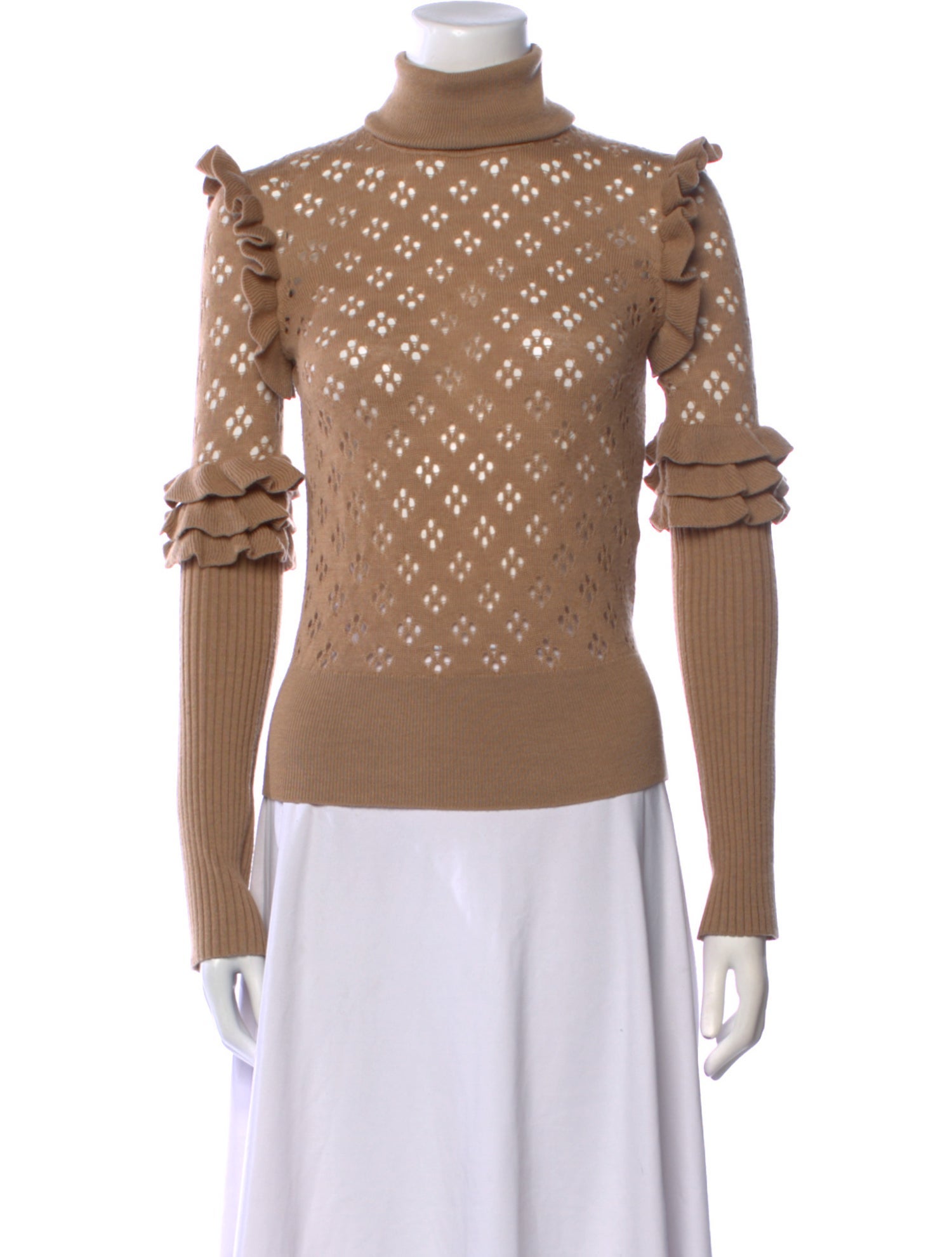 Jill Stuart Merino Wool Turtleneck Sweater