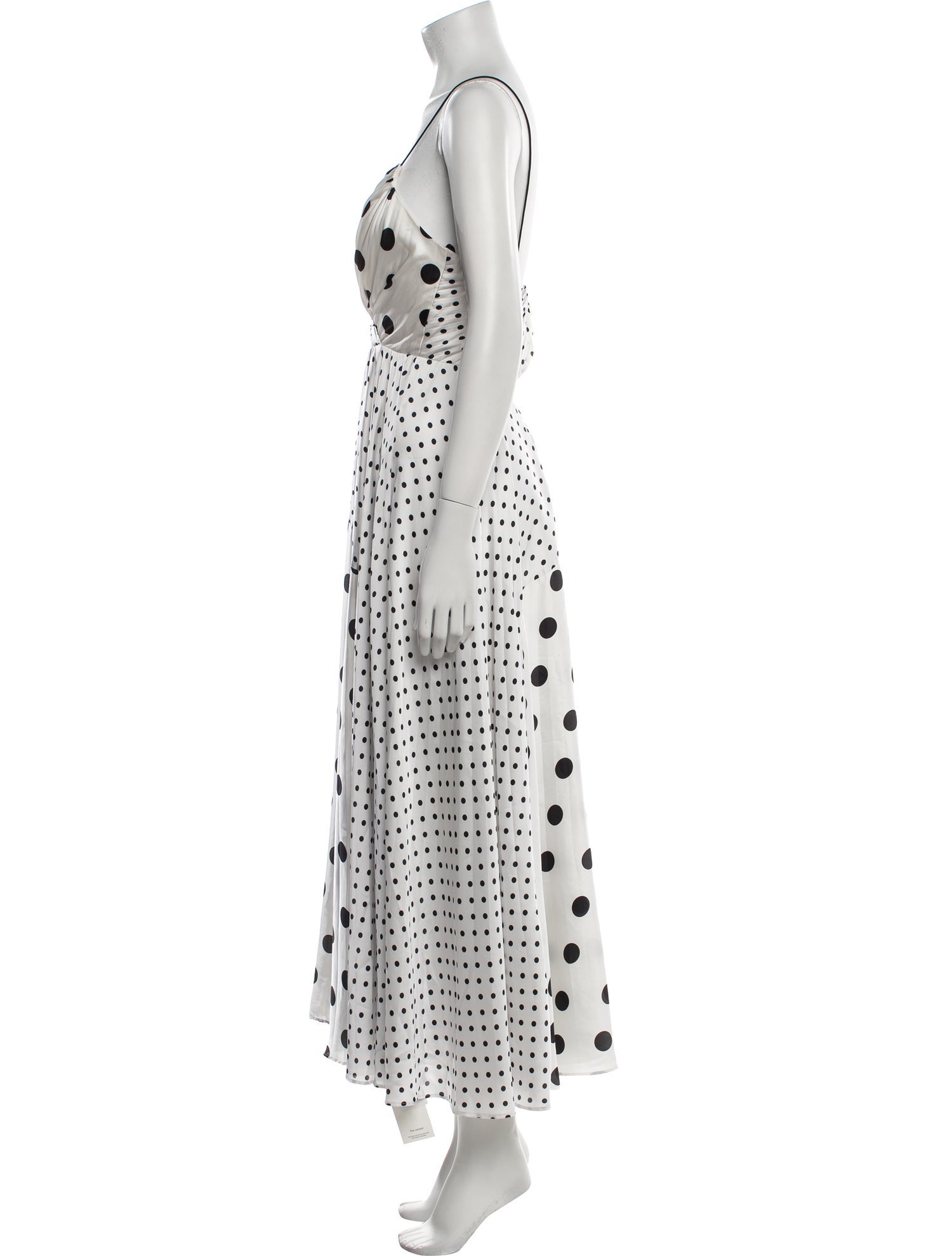 Jill Stuart Polka Dot Print Midi Length Dress