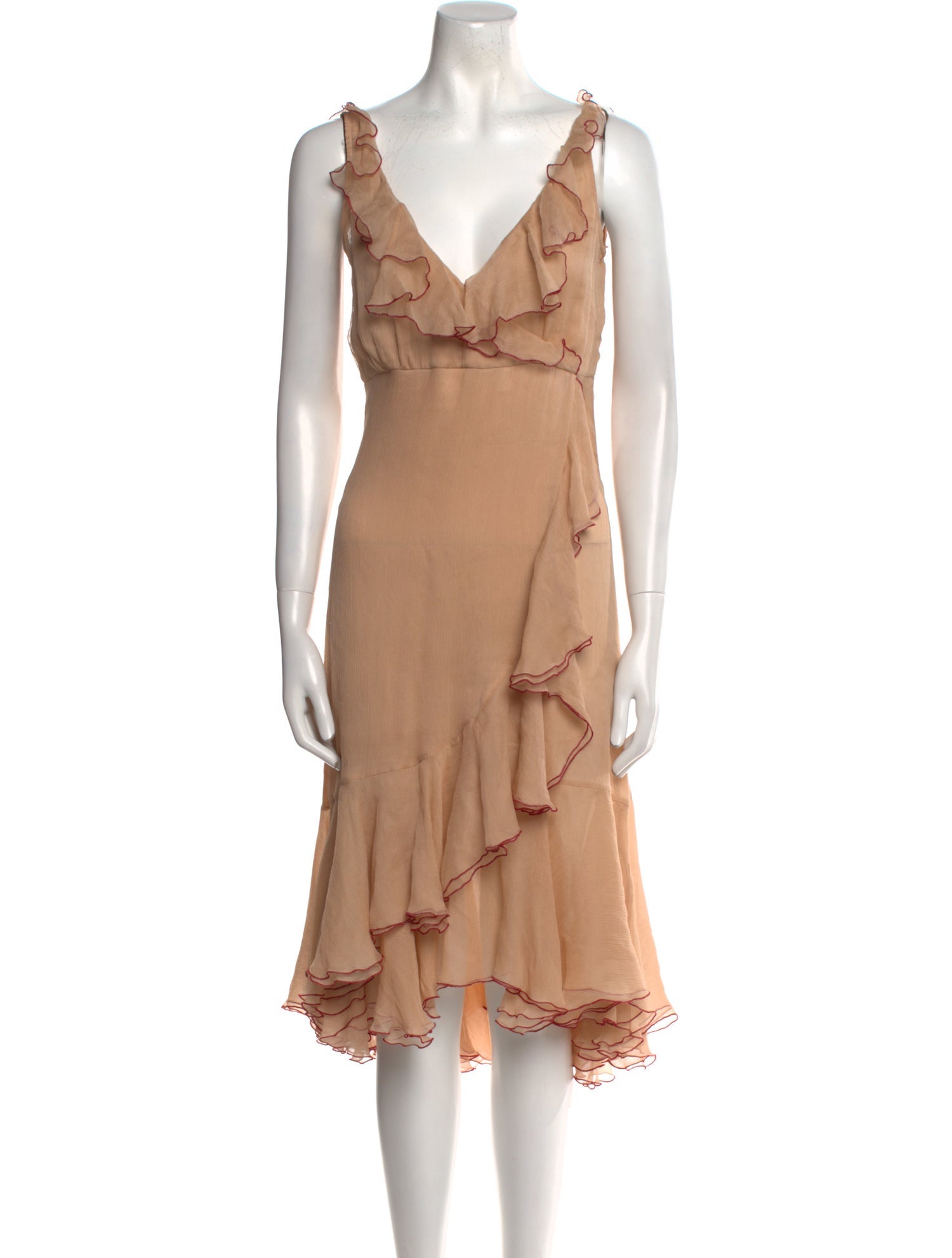 Jill Stuart Silk Midi Length Dress