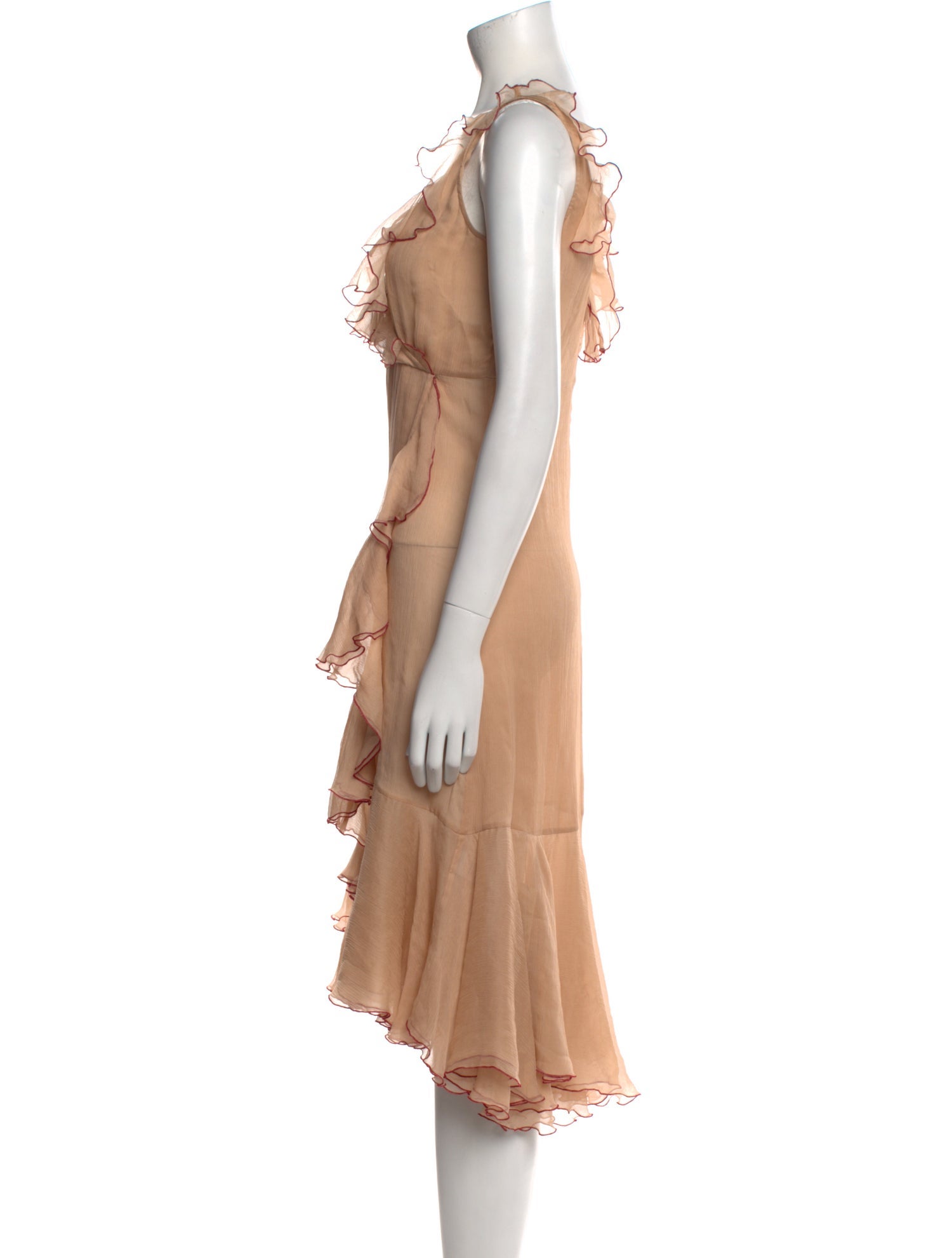 Jill Stuart Silk Midi Length Dress