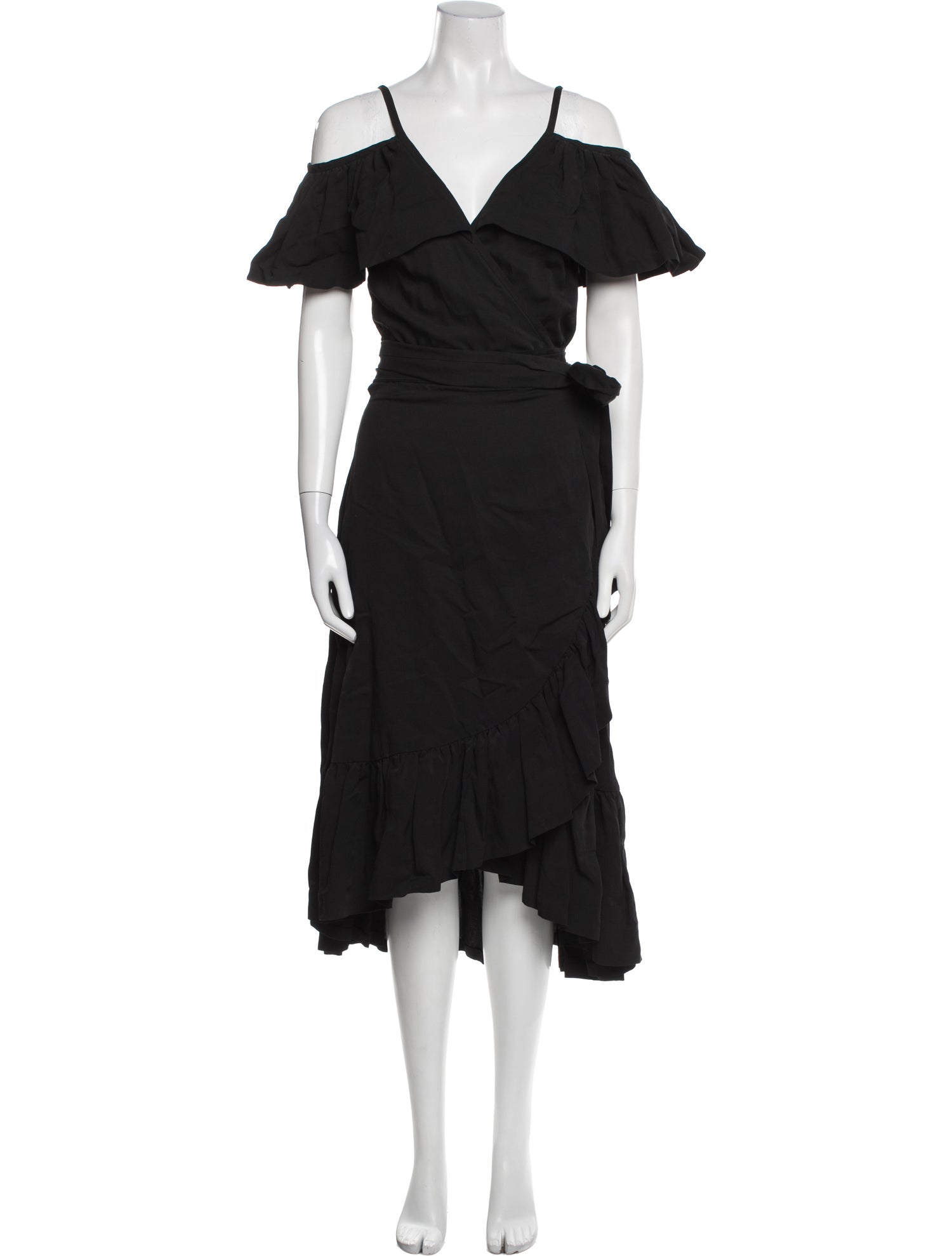 Jill Stuart V-Neck Knee-Length Dress