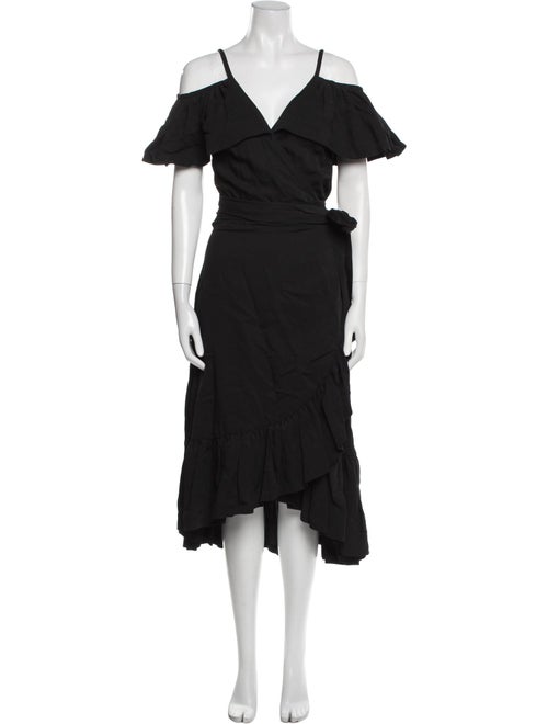 Jill Stuart V-Neck Knee-Length Dress
