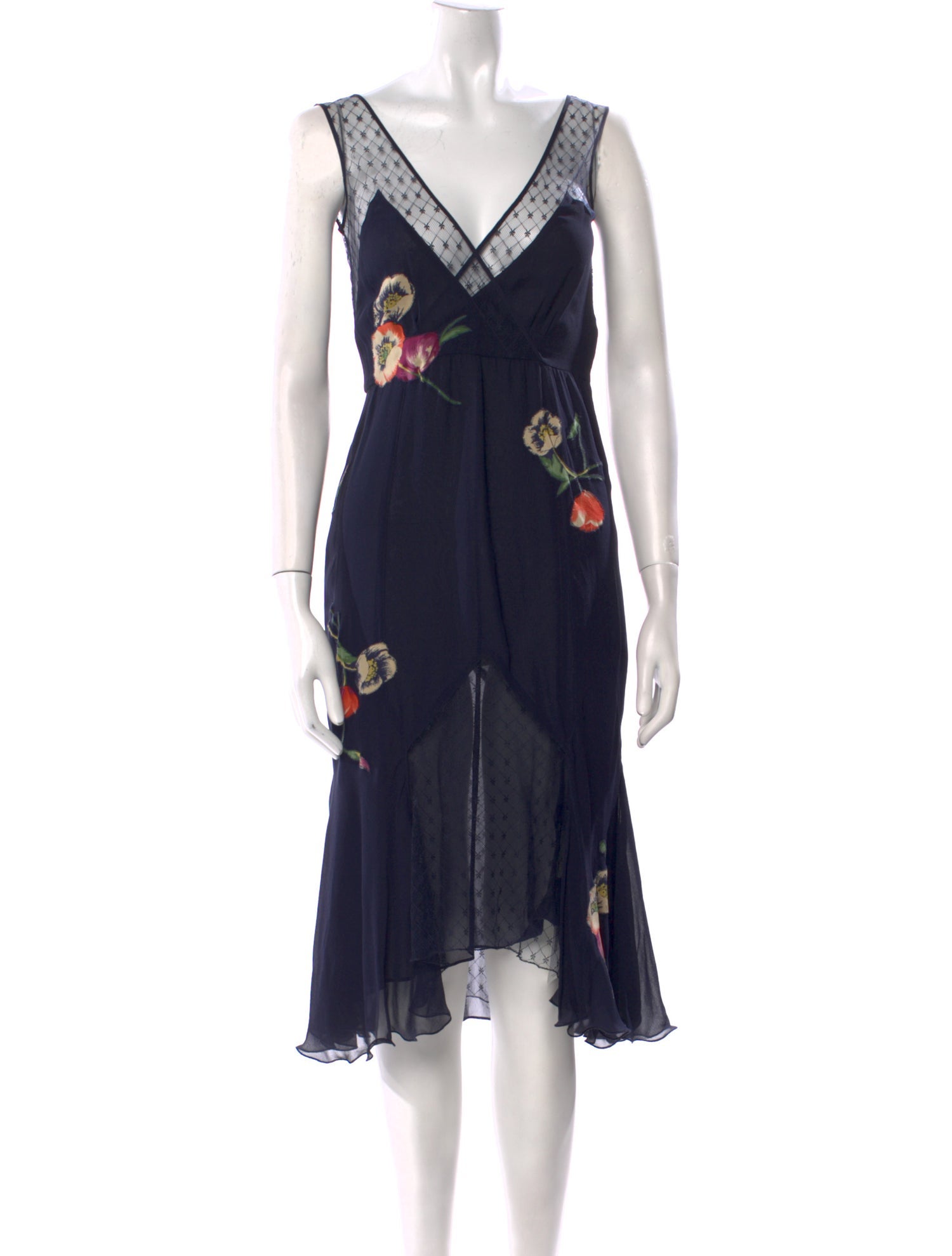 Jill Stuart Silk Midi Length Dress