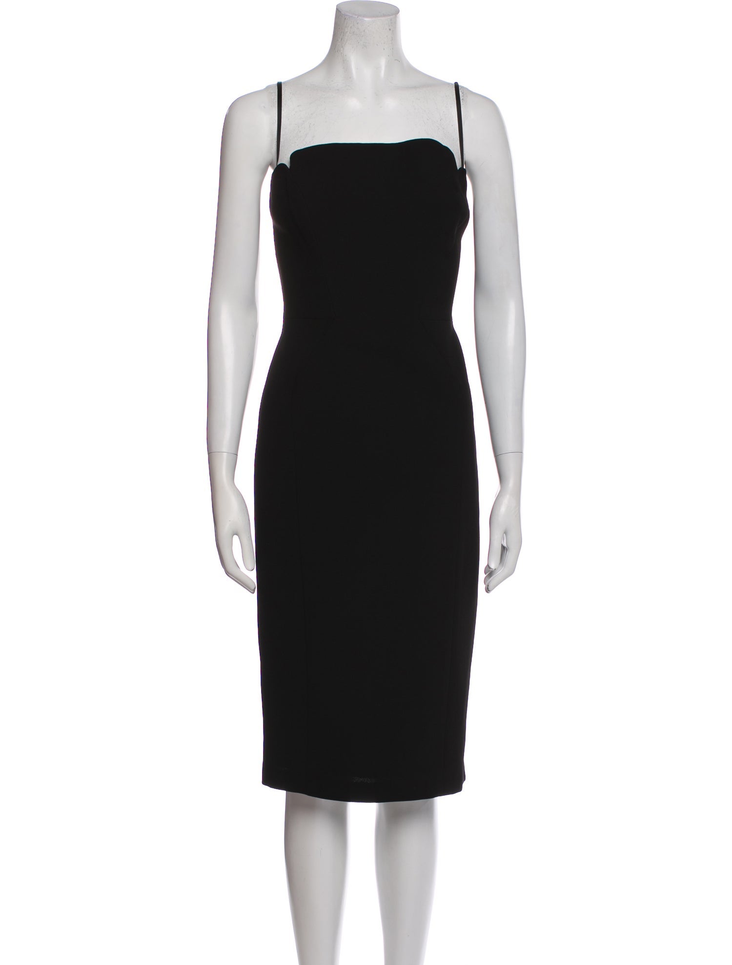 Jill Stuart Square Neckline Midi Length Dress
