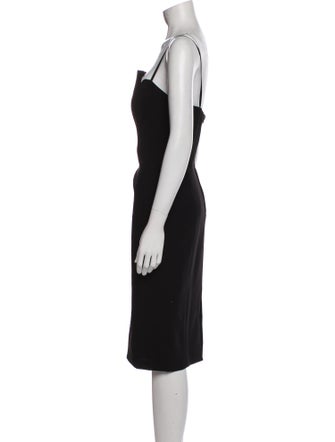 Jill Stuart Square Neckline Midi Length Dress