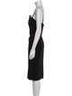 Jill Stuart Square Neckline Midi Length Dress