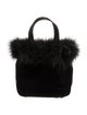 Jill Stuart Velvet Top Handle Bag