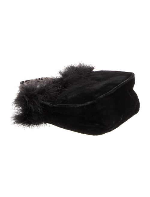 Jill Stuart Velvet Top Handle Bag