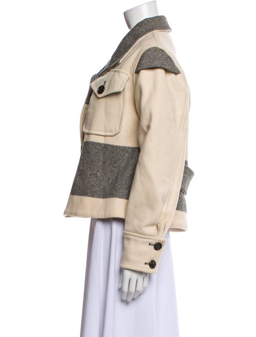 Jill Stuart Wool Striped Jacket