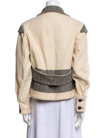 Jill Stuart Wool Striped Jacket