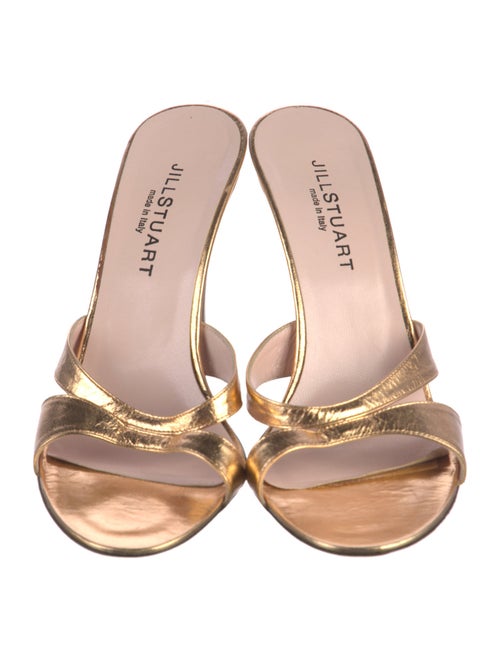 Jill Stuart Leather Slides