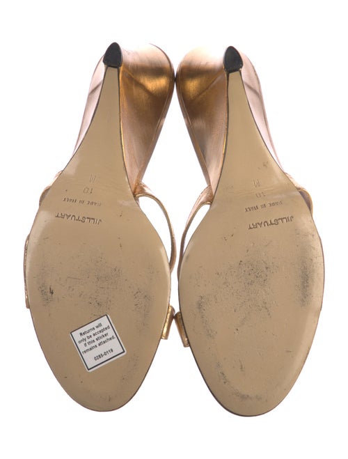 Jill Stuart Leather Slides