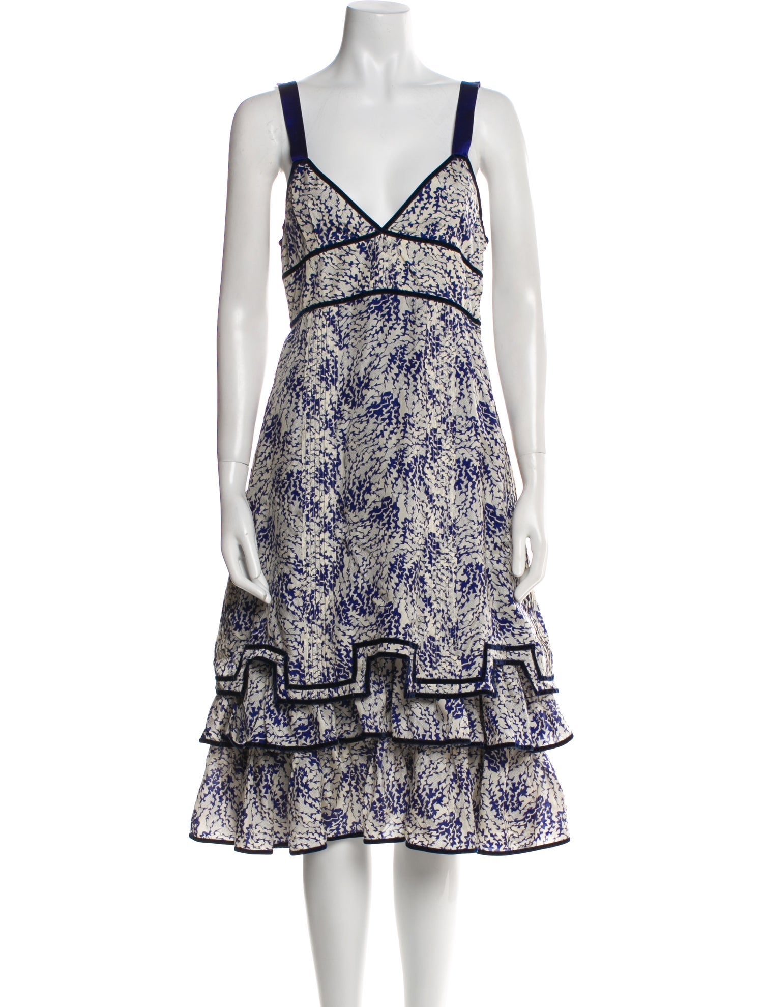 Jill Stuart Silk Midi Length Dress