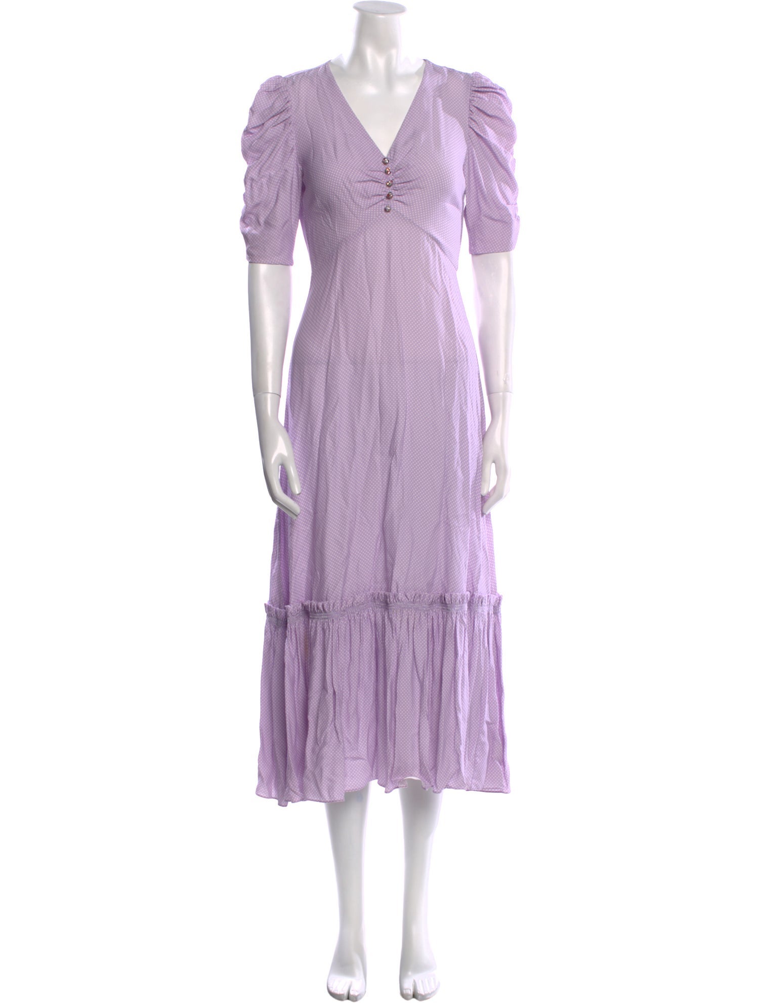 Jill Stuart V-Neck Long Dress