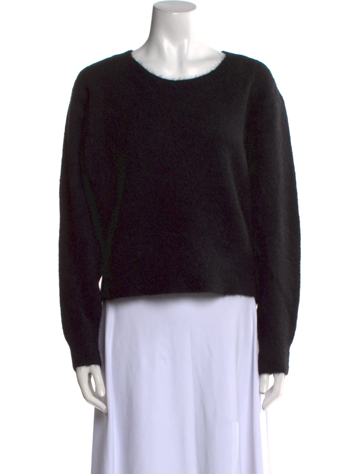 Jill Stuart Mohair Scoop Neck Sweater