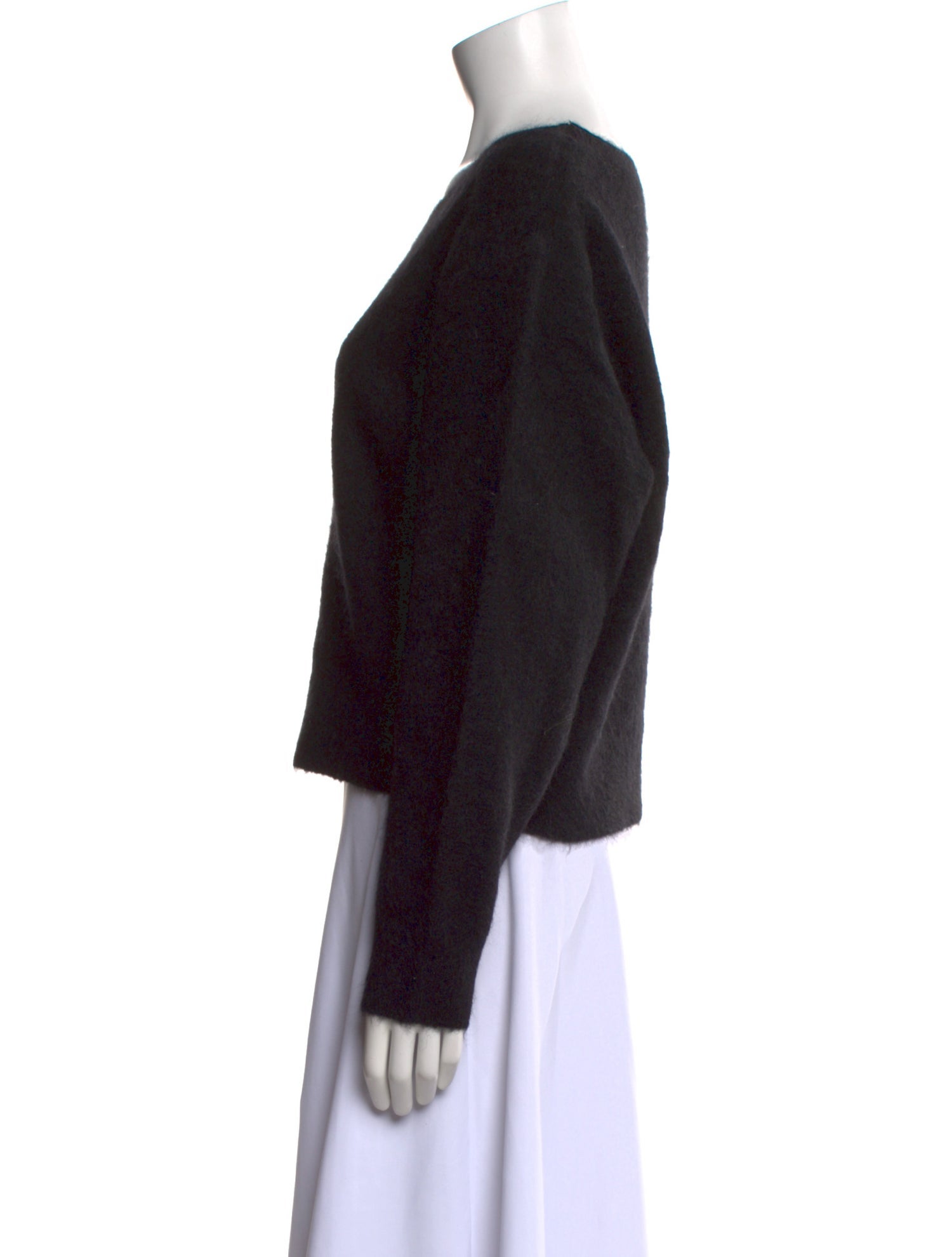 Jill Stuart Mohair Scoop Neck Sweater