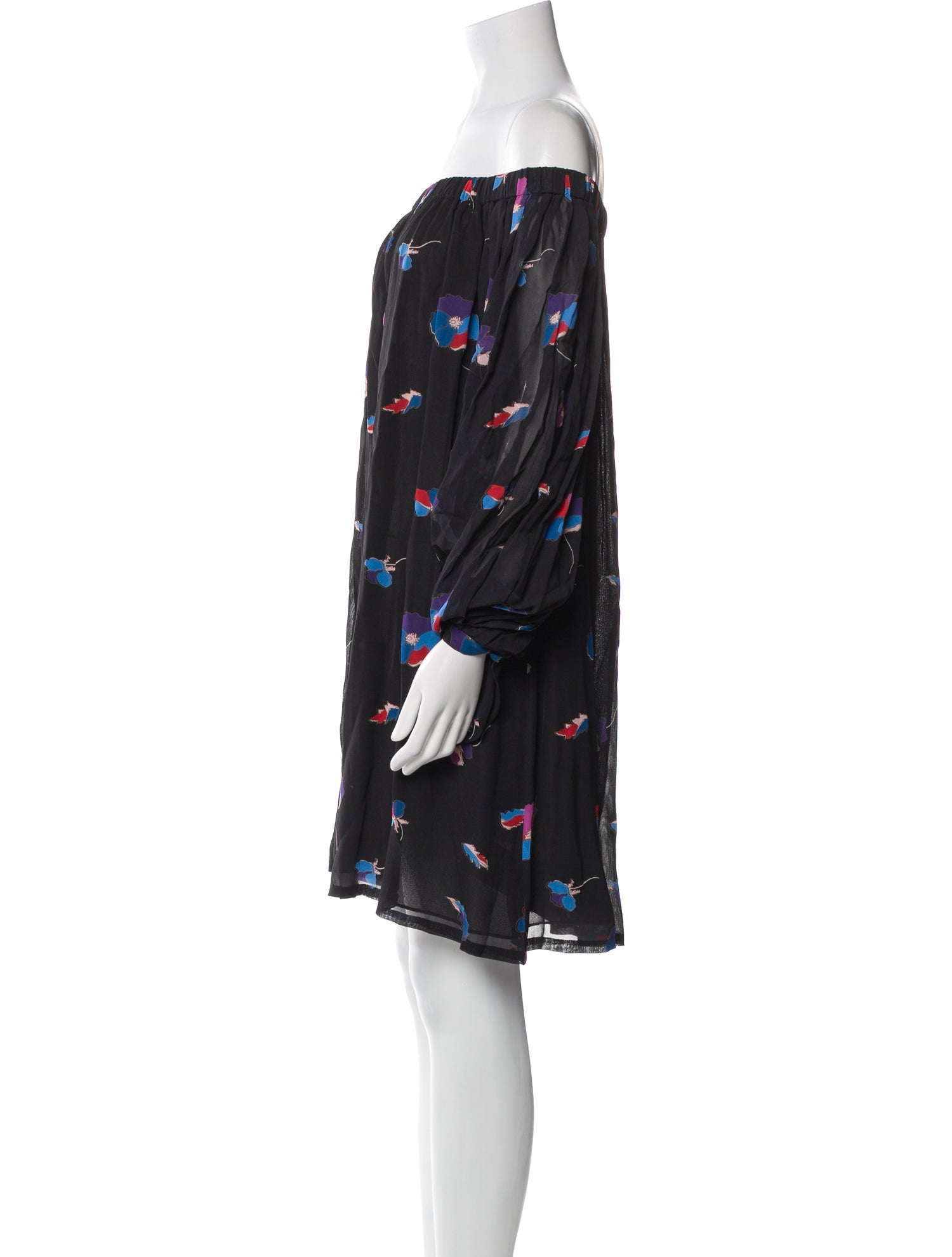 Jill Stuart Floral Print Knee-Length Dress