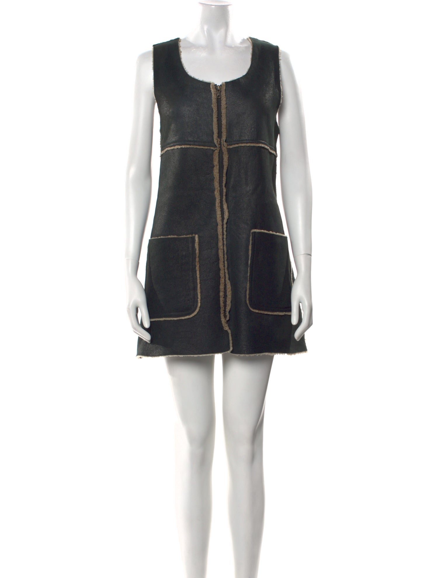 Jill Stuart Scoop Neck Mini Dress