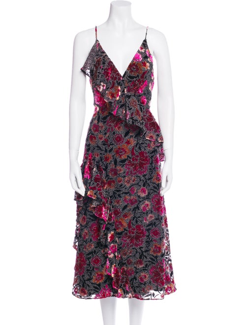Jill Stuart Floral Print Long Dress