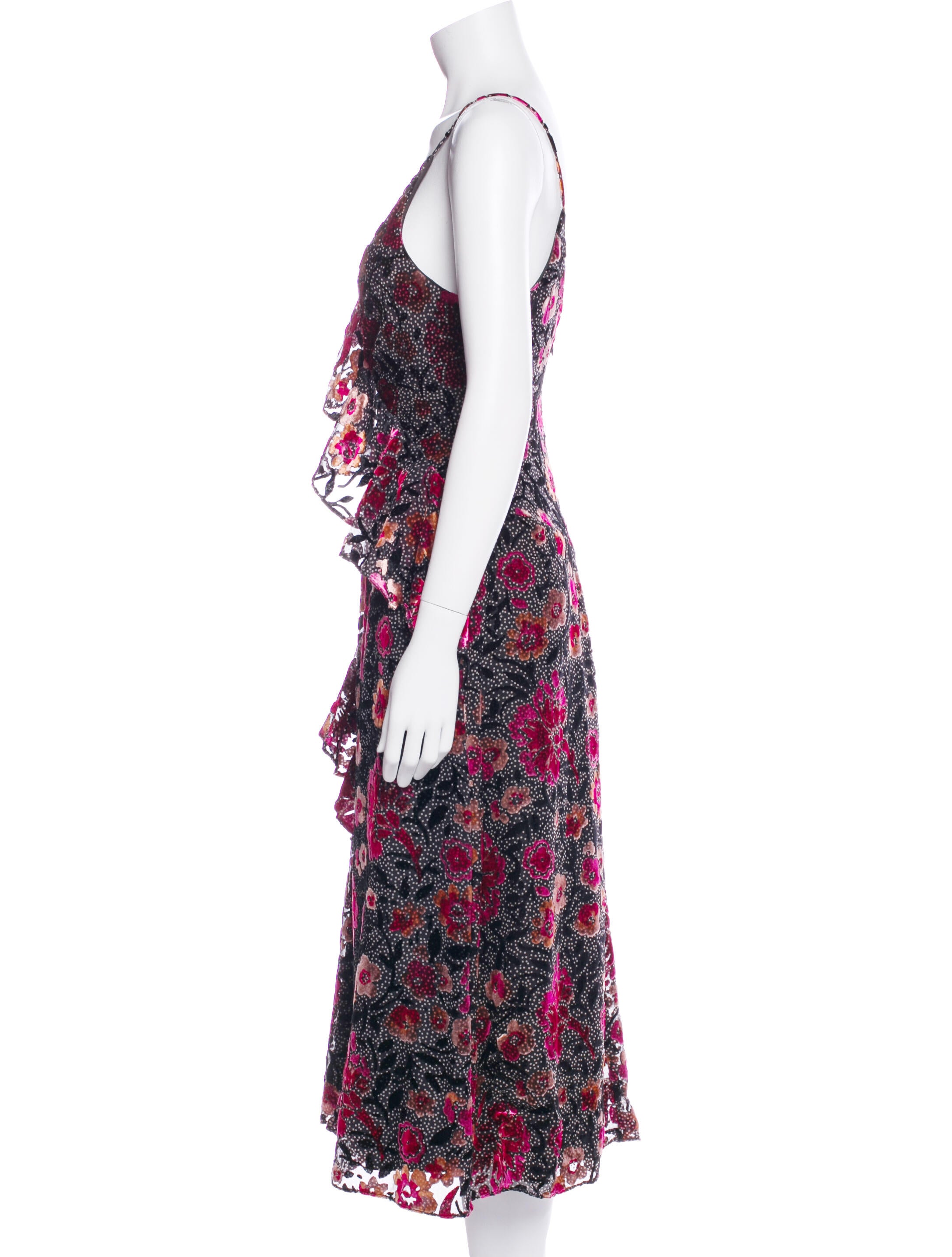 Jill Stuart Floral Print Long Dress