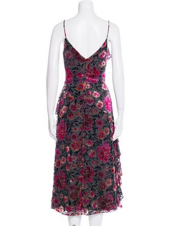 Jill Stuart Floral Print Long Dress
