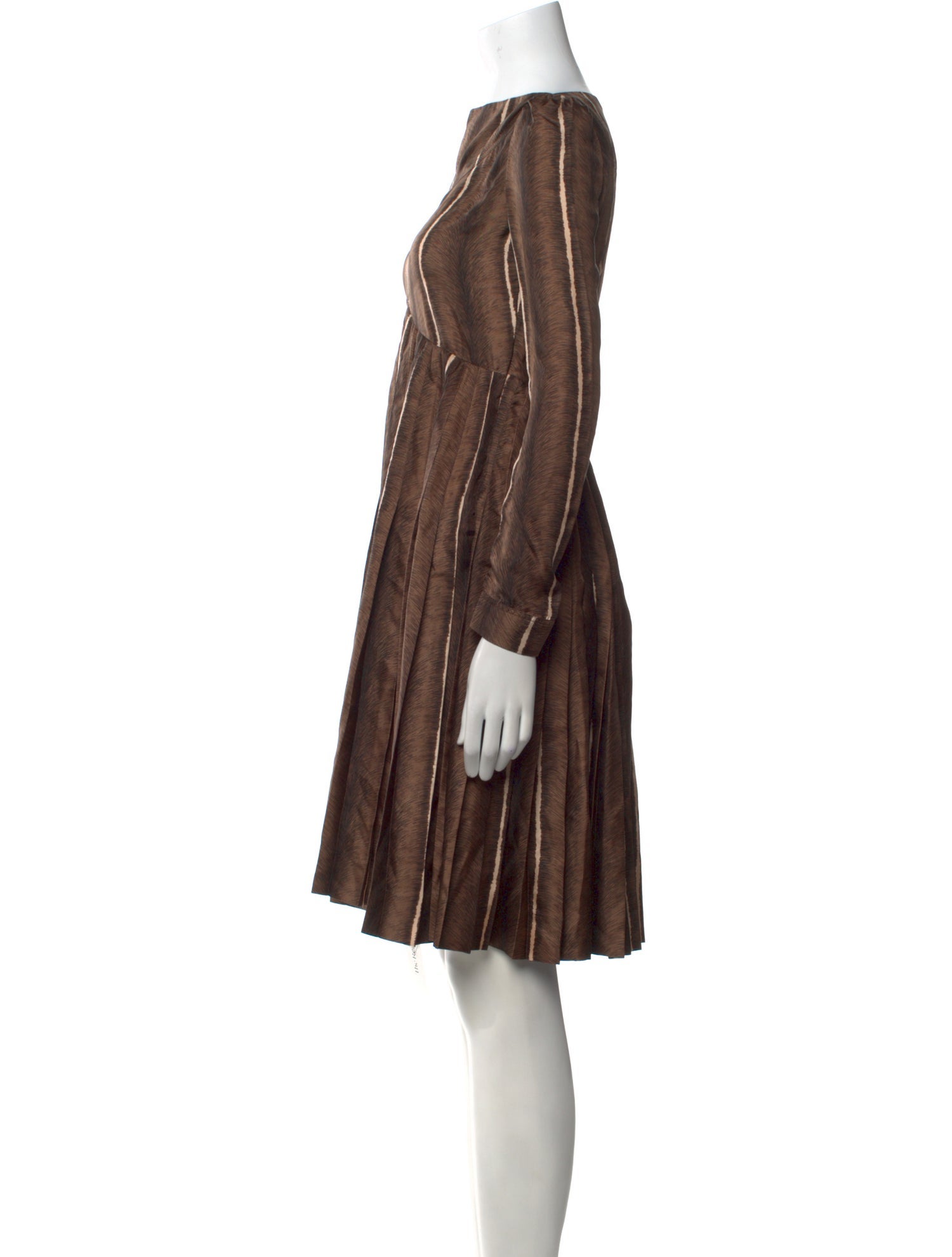 Jill Stuart Bateau Neckline Knee-Length Dress