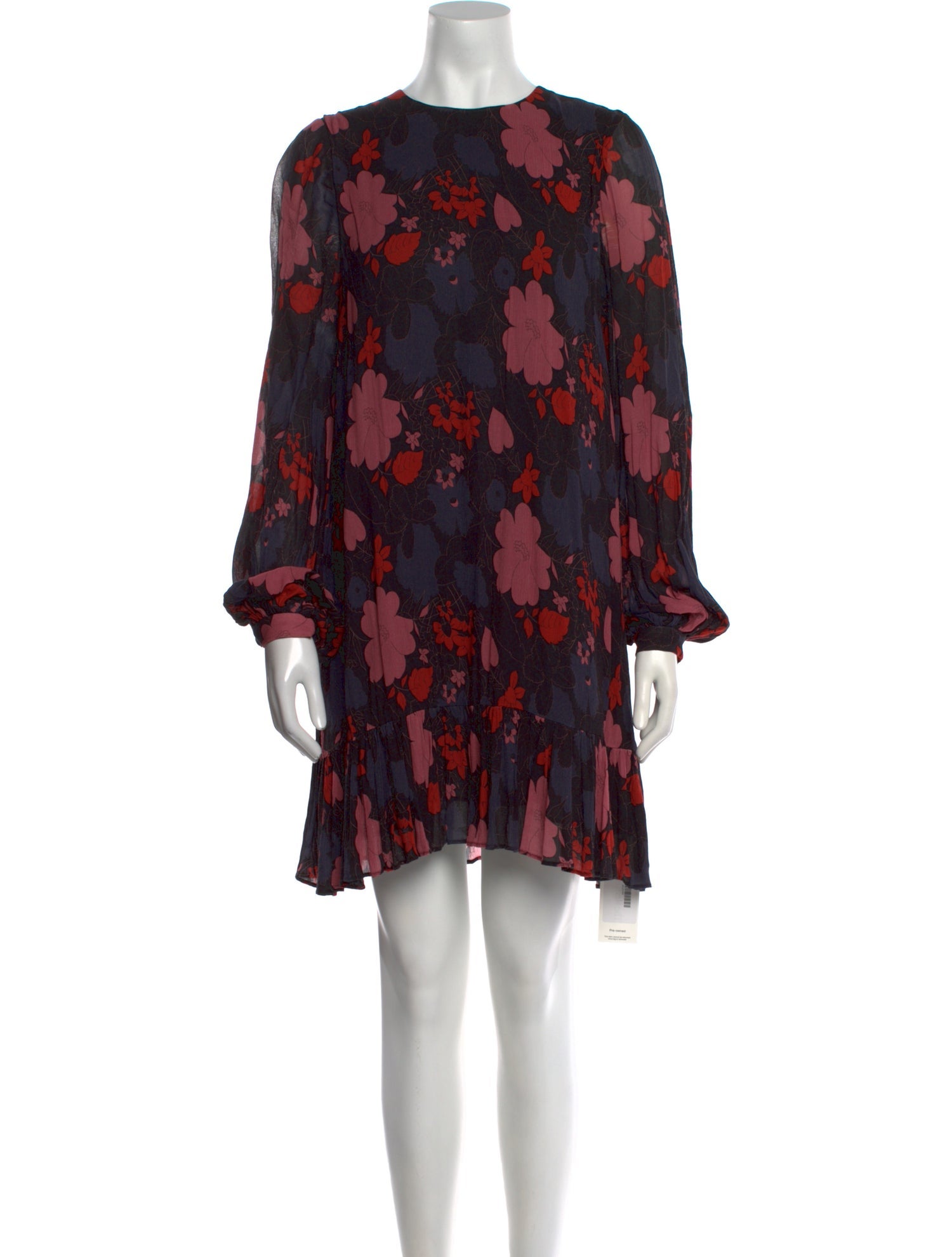 Jill Stuart Floral Print Mini Dress