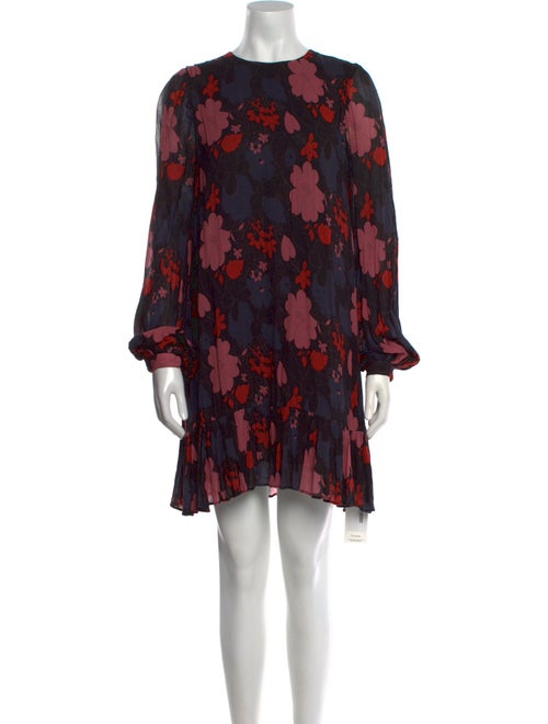 Jill Stuart Floral Print Mini Dress