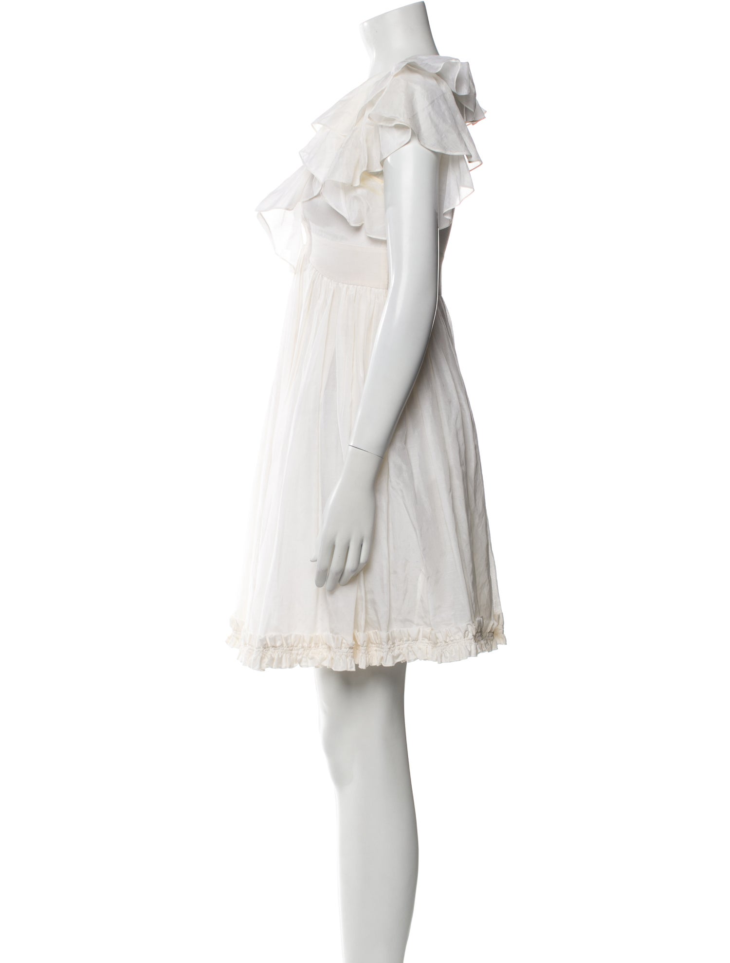 Jill Stuart V-Neck Mini Dress