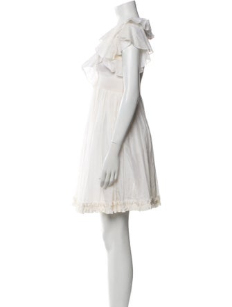 Jill Stuart V-Neck Mini Dress