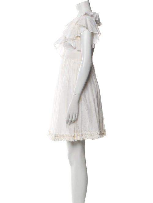 Jill Stuart V-Neck Mini Dress